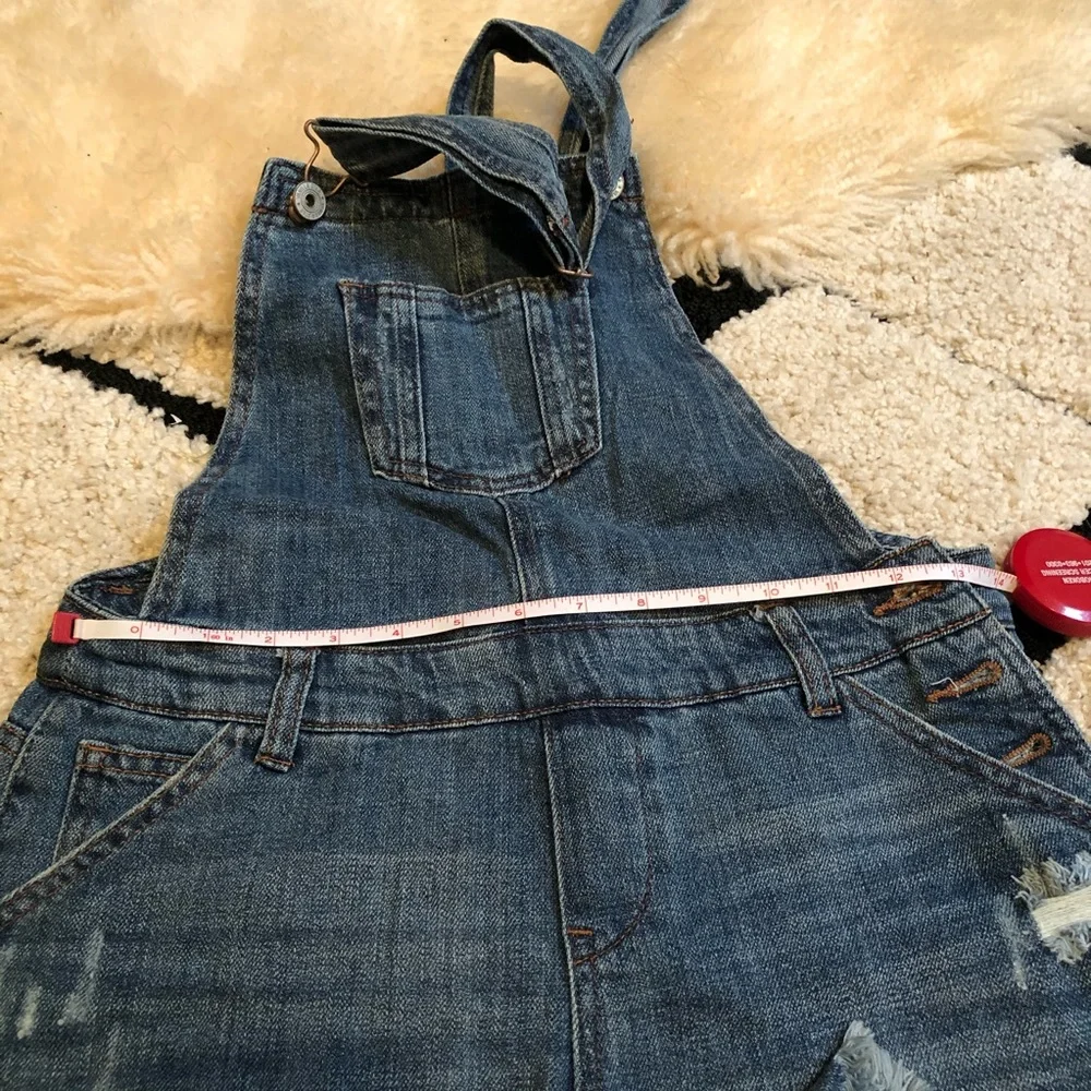NWOT Medium Wash Overalls